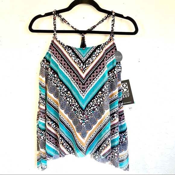 Coco Reef Wild Stripes Current Mesh Layer Tankini - Picture 4 of 16